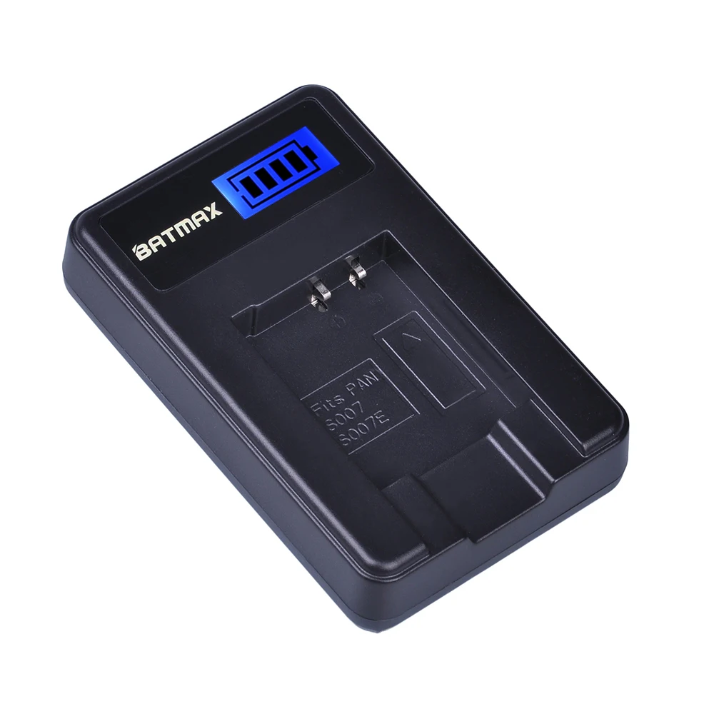 Зарядное устройство USB для аккумуляторов Batmax CGA-S007 S007E S007 S007A с ЖК-дисплеем Panasonic DMC