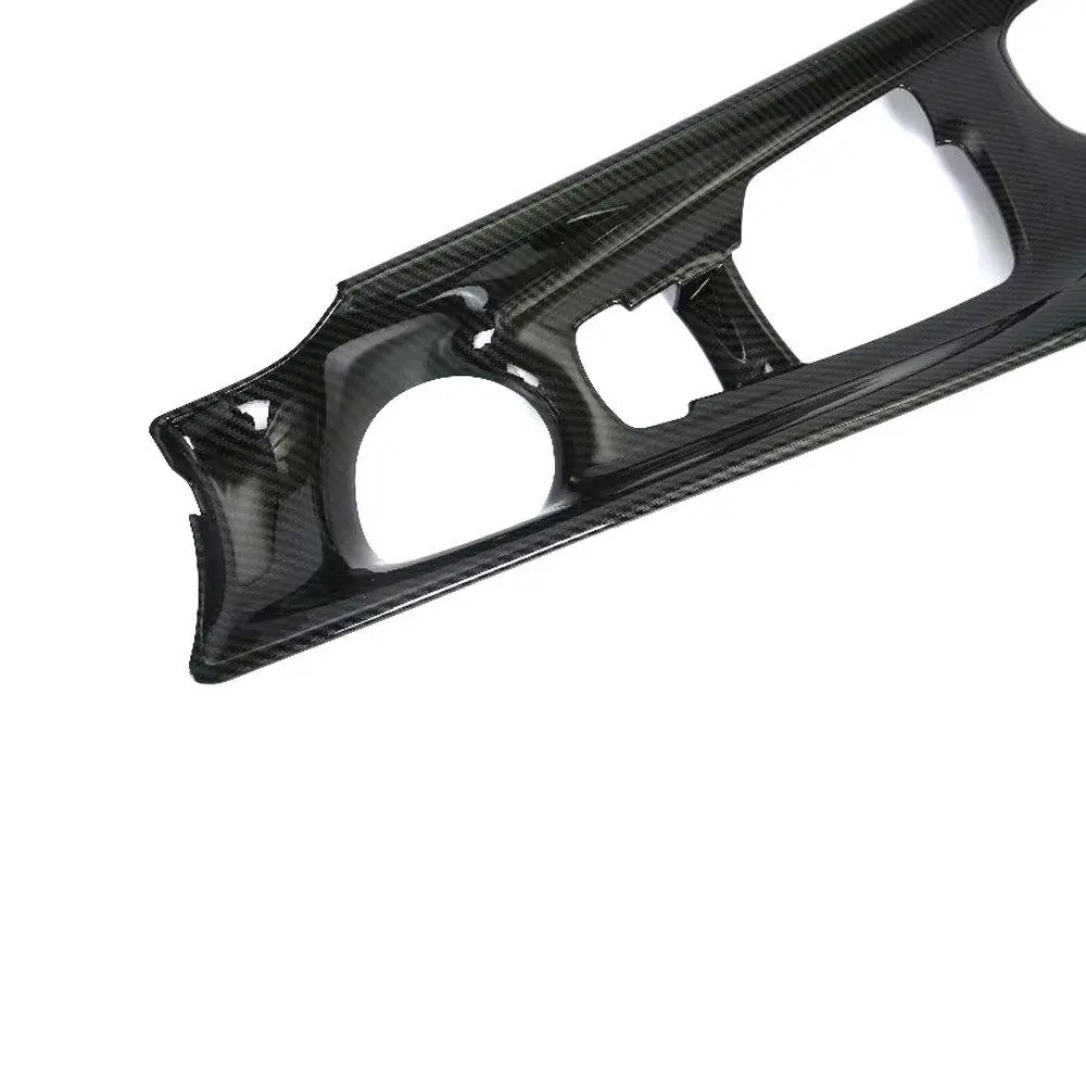 ABS углеродное волокно стиль интерьера автомобиля консоль рычаг переключения