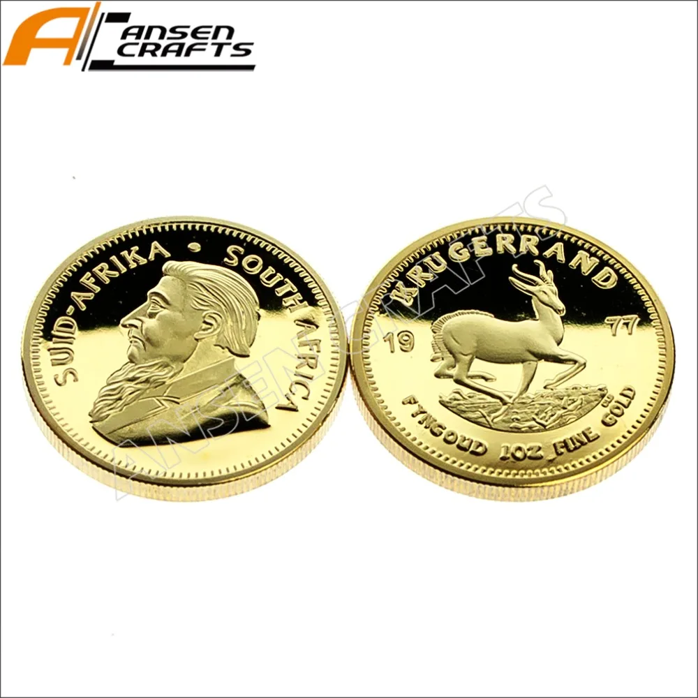 Золотая монета Krugerrand d32 мм 1 унция | Дом и сад