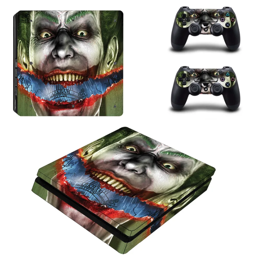 DC Джокер и Бэтмен наклейка PS4 тонкий стикер кожи для sony playstation 4 консоли и 2 контроллеров PS4 тонкий стикер кожи