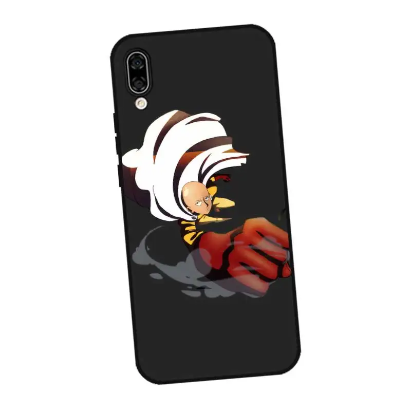 P156 One-punch Man Черный силиконовый чехол для huawei Honor 8C 8X9 10 20i V10 V20 Note10 Max Lite Magic2 |