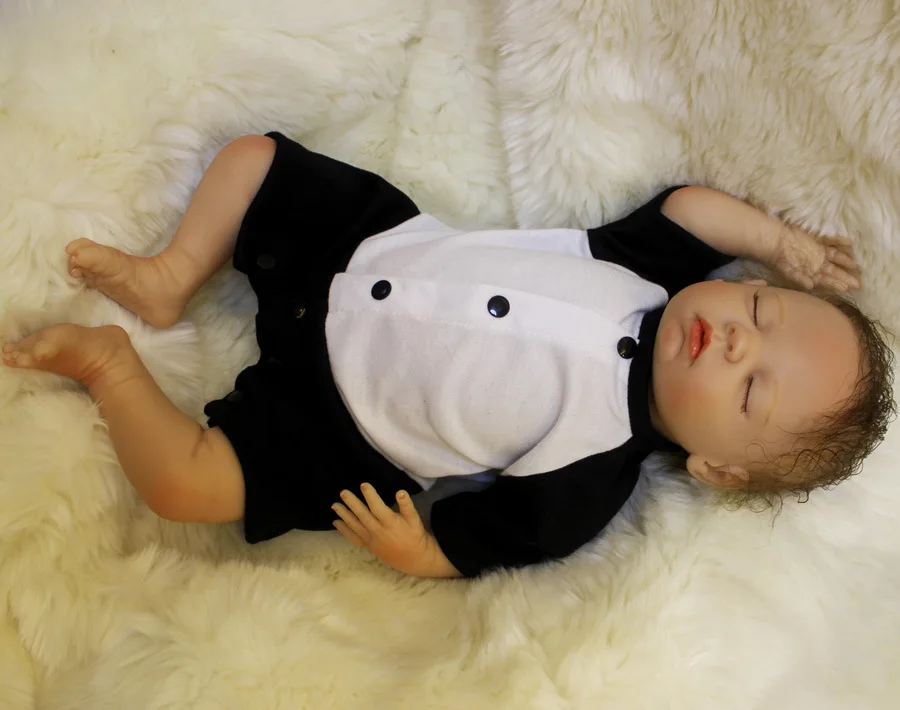 18 &quotсиликоновая Реалистичная кукла ручной работы мягкая виниловая Кукла Reborn