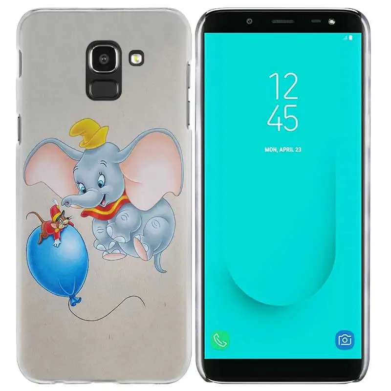 03 Анимация Дамбо чехол КРЫШКА ДЛЯ samsung Galaxy A50 A70 A60 A40 A30 A20e A10 A9 A8 A7 A6 A5 J8 J7 J6 J5 J4 Plus Prime - Цвет: 03