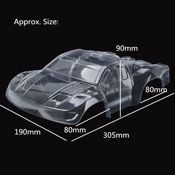 Радиоуправляемый автомобильный навес D2601 1/16|rc car part|car partbody shell |