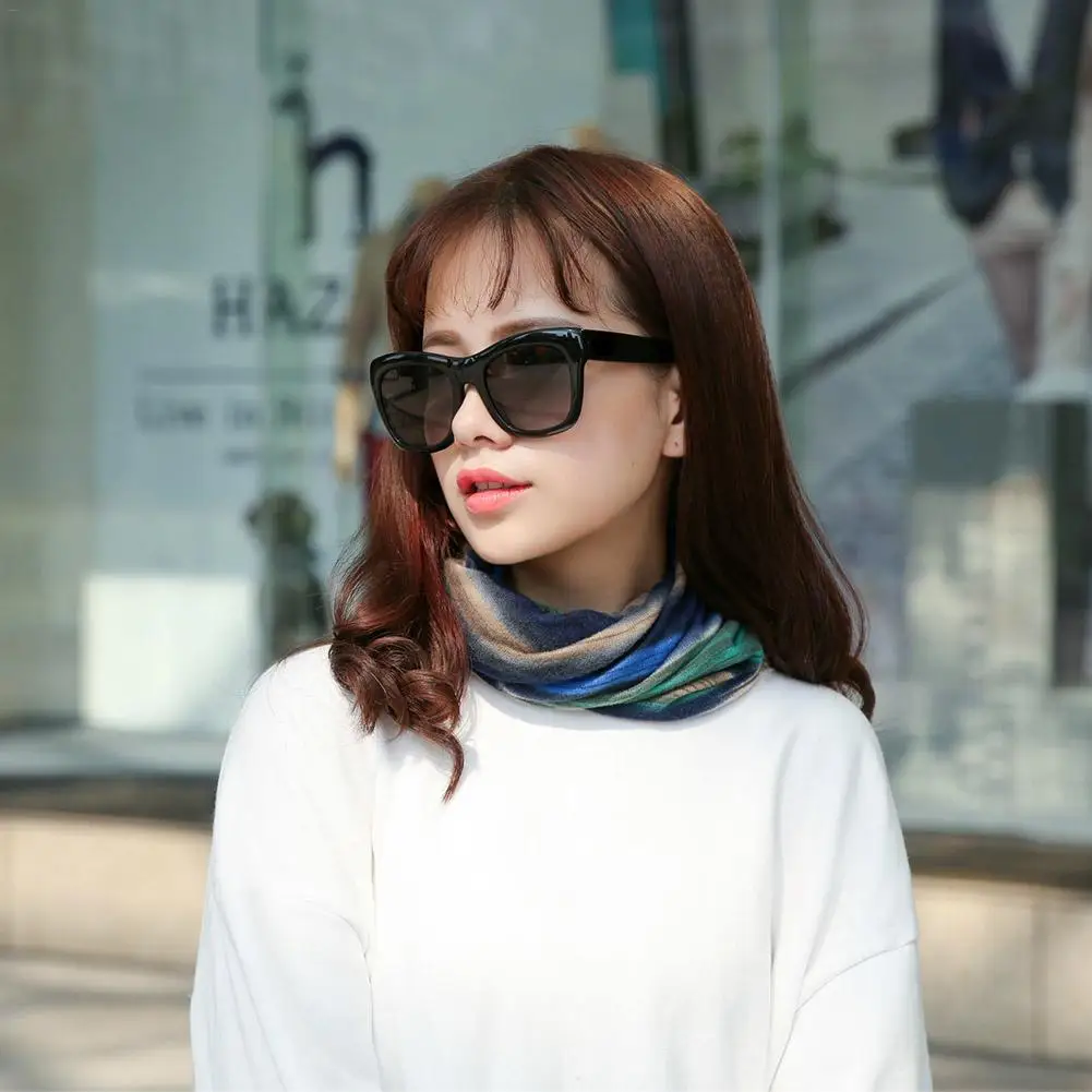 Зимние шапки для женщин шейный платок шапочки универсальная вязаная Милая шапка