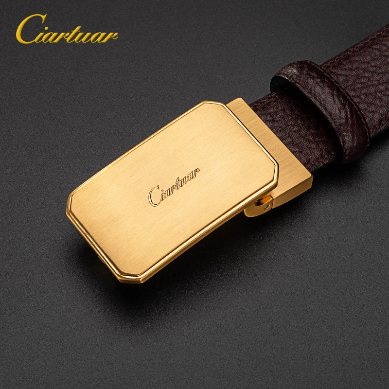 2019 бизнес роскошные дизайн одноцветное цвет сплава пряжки для мужчин ремень Riem