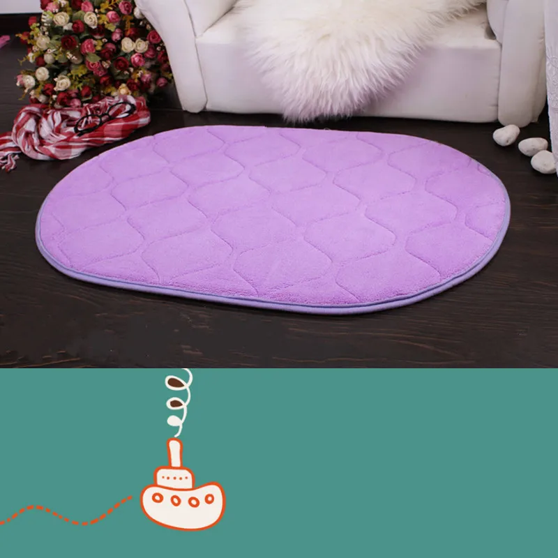 Бесплатная доставка корейский сиреневый ковер из пены с эффектом памяти Подушка