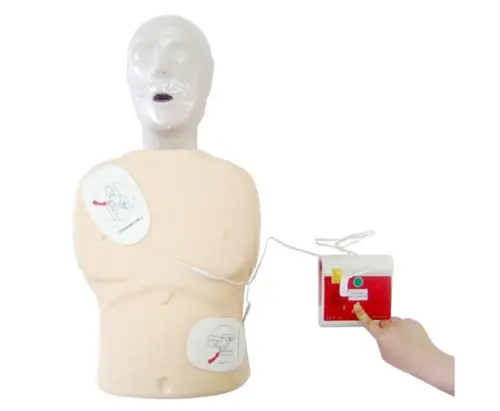 1set AED Trainer First Aid Teaching Training Machine CPR School Rescue Skill Inspection English &amp Spanish Tone Accent Voice | Красота и