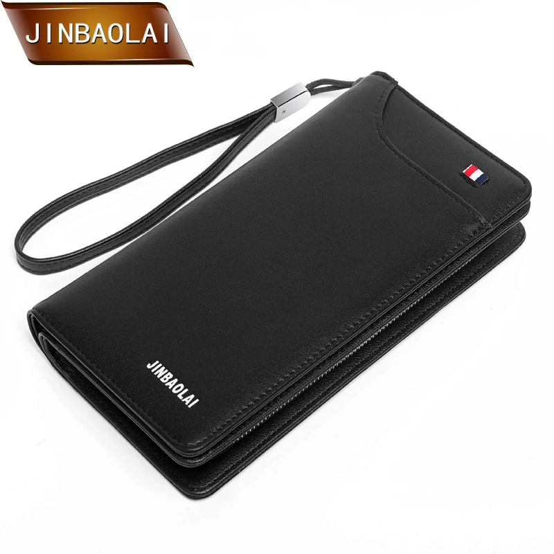 JINBAOLAI 2019 мужские кошельки клатч Женский кошелек с длинным дизайном для кредитных