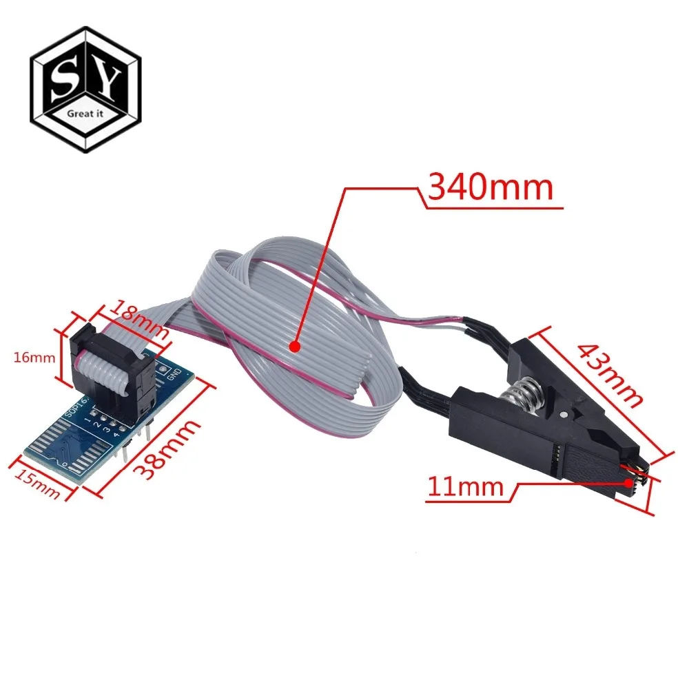1 шт. отличная умная электроника CH340 CH340G CH341 CH341A 24 25 серия EEPROM флэш-память биос USB программатор с программным обеспечением и Драйвером