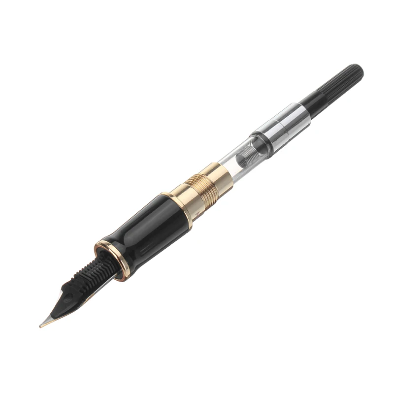 Moonman M600s Acrylic Fountain Pen Gold Fine Nib Fashion Gift Writing Ink Pen with Gift Box Set For Business Office Student