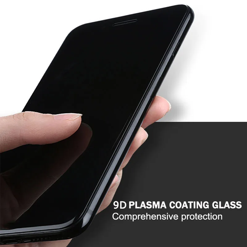 WZH 9D Защитное стекло для iphone x 10 защита экрана xr xs plus max закаленное на стекла |