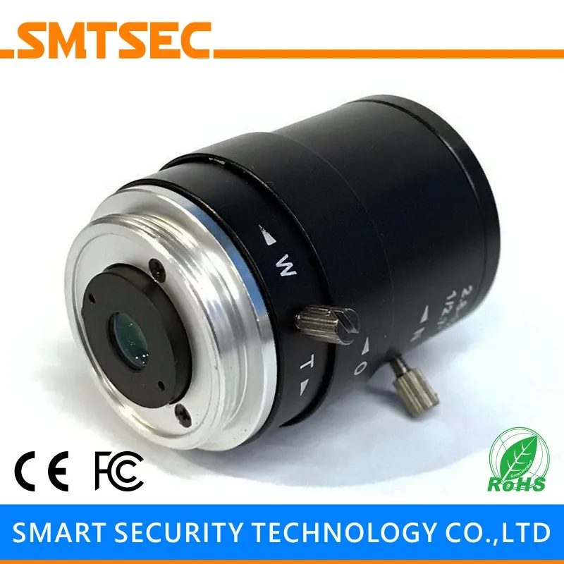 SMTSEC SL 2812M 2 8 12 мм F1.4 1/3 &quotCS Mount варифокальный ручной Радужный 90 28 градусов CCTV