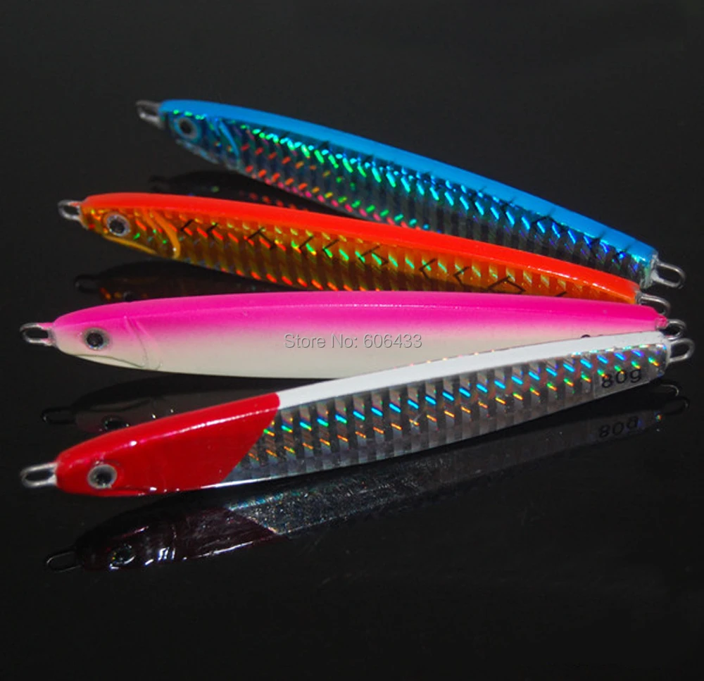 

30g Fishing Spoon Lure Metal Jig Lure Slice Jigbait spoon Treble Hook Spinner baits Free shipping