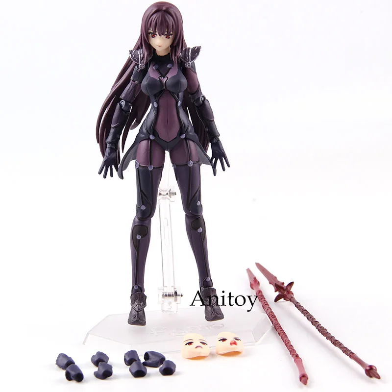 Fate Grand Order Lancer Scathach Figma 381 ПВХ Figma Fate фигурка Коллекционная модель игрушки