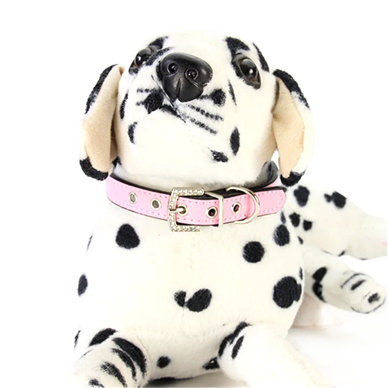 

Personalized Rhinestones Dog Collar Pink Blue Red Pet Strap for Small Medium Dog Puppy Cat Lead accessories Chihuahua