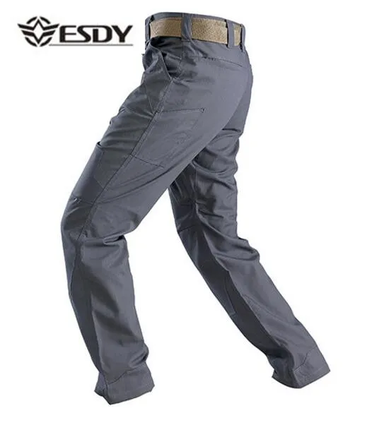 

ESDY Men Military Tactical Pants Spring Autumn outdoor Hiking Camping waterproof High-quality wear-resistant Trousers
