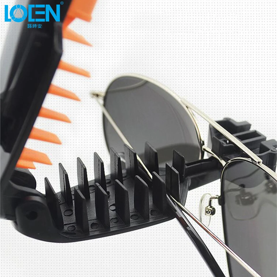 LOEN ABS 1 шт. автомобильный солнцезащитный козырек очки солнцезащитные держатель с
