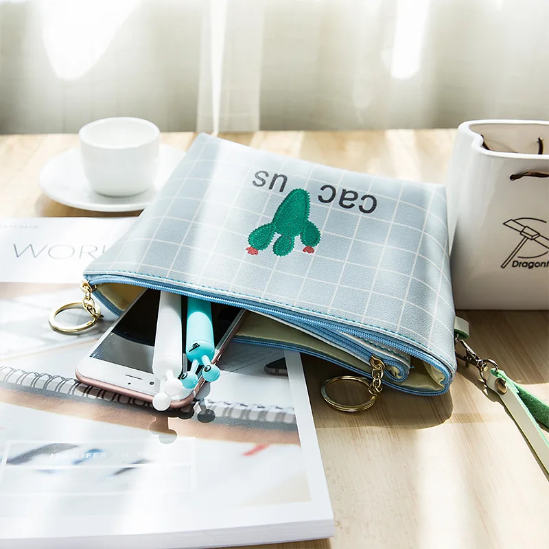 Милая портативная дорожная косметичка XZP женская на молнии органайзер для