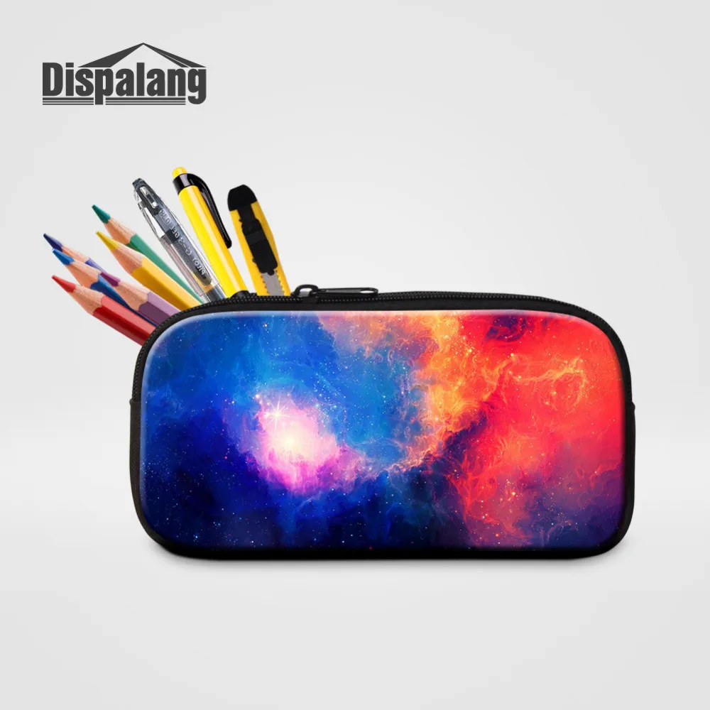 

Dispalang Women Makeup Bag Toiletry Bag Universe Galaxy Pencil Case Stationery Storage Organizer Bag School Supplies Pencil Bag