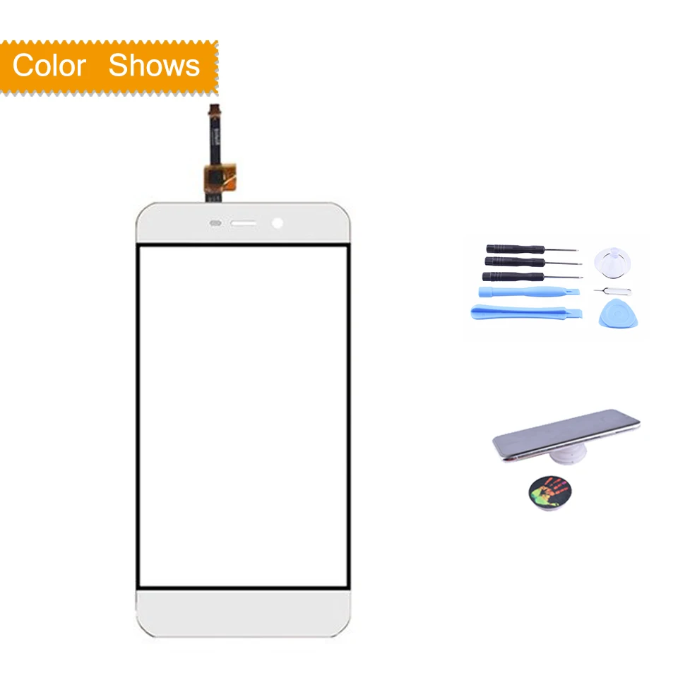 white with gift Для Xiaomi Redmi 4A Redmi4A сенсорный экран дигитайзер Сенсорная панель сенсор переднее внешнее стекло Redmi 4A сенсорный экран без ЖК-дисплея - Цвет: white with gift