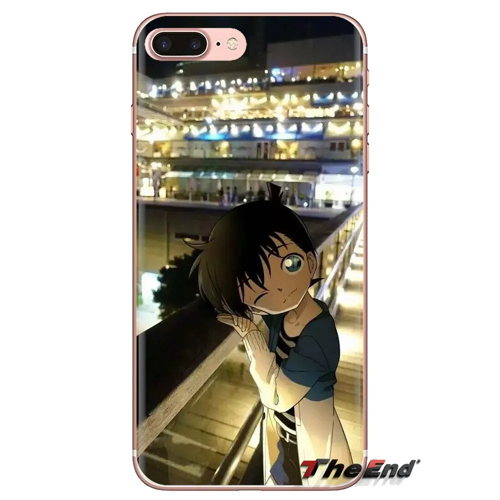 Силиконовый чехол-кошелек Edogawa Conan Closed Detective для Samsung Galaxy S3 S4 S5 Mini S6 S7 Edge S8 S9 S10 Plus Note 3