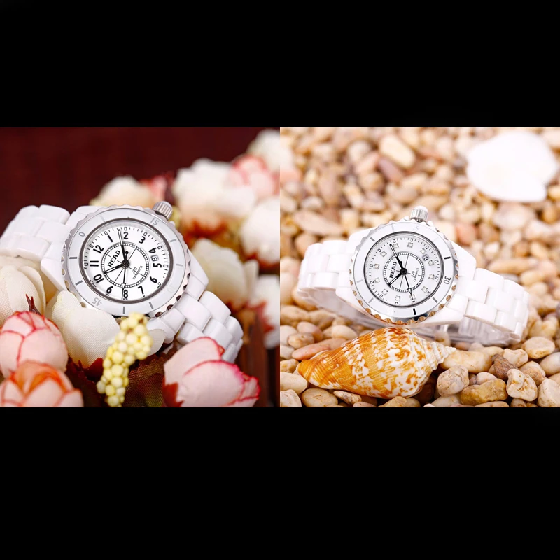 2019 чтение женские модные керамические часы роскошные повседневные Элегантные