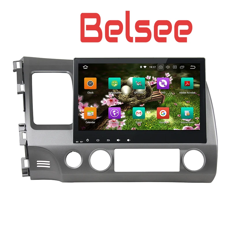 Belsee Android 8 0 автомобильный Радио GPS навигация головное устройство стерео