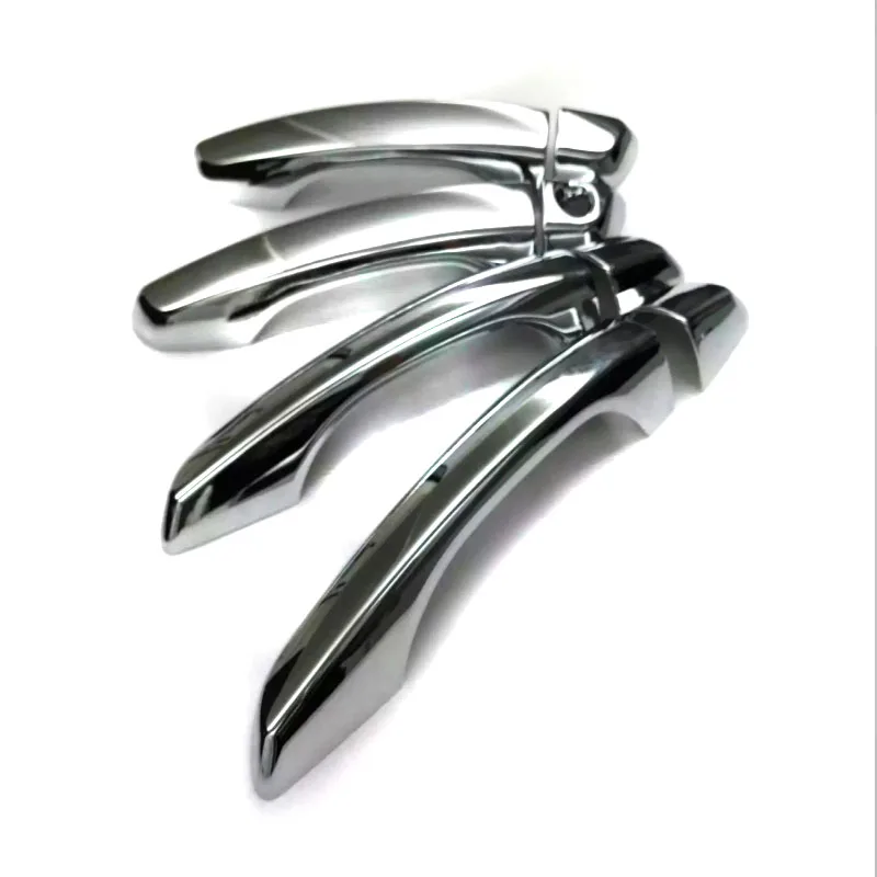 FIT FOR HYUNDAI ELANTRA AVANTE 2016 2017 CHROME DOOR HANDLE COVER TRIM MOLDING CATCH OVERLAY GARNISH CAP CUP PROTECTOR 8PCS/SET |