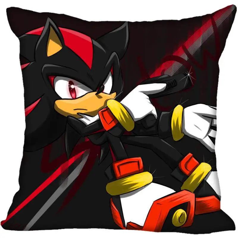 Квадратный чехол для подушки на заказ Sonic the Hedgehog, Наволочка на молнии, чехол 40x40,45x45 см(с одной стороны - Цвет: Pillowcase 17
