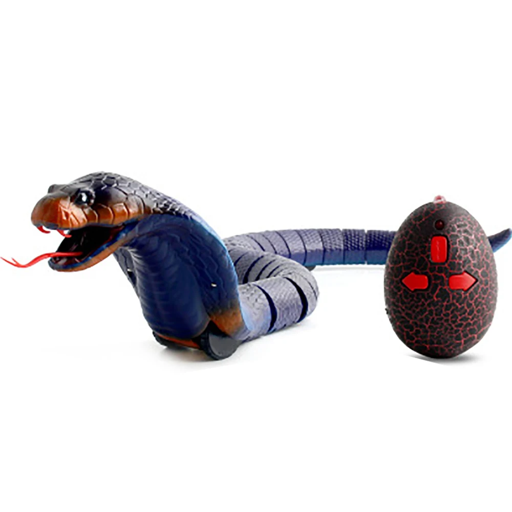 Реалистичная игрушка-Змея с дистанционным управлением Naja Cobra RC игрушка для детей