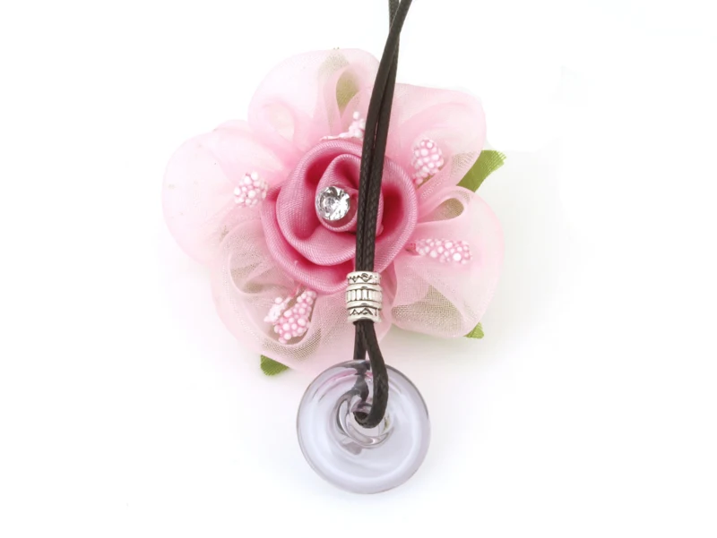 Круглая стеклянная Хрустальная подвеска ожерелья и кулоны с эфирным маслом