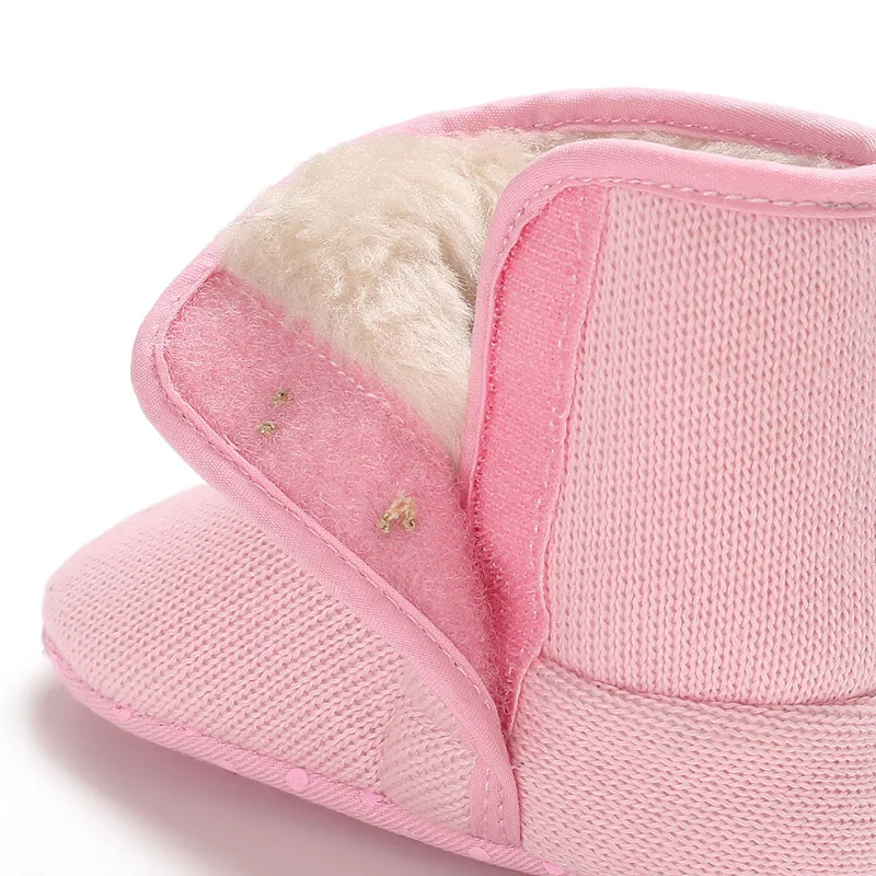 Зимняя обувь для маленьких девочек русская зимняя теплая младенцев ботинки из - Фото №1
