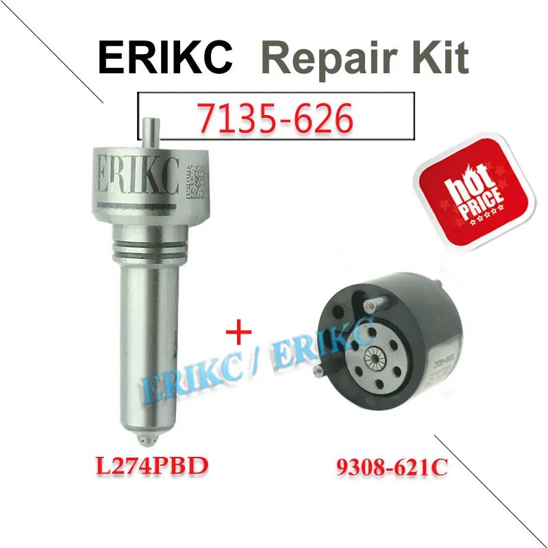 ERIKC 7135 626 дизельный инжектор EJBR05301D ремонтные комплекты клапан управления 9308 621C