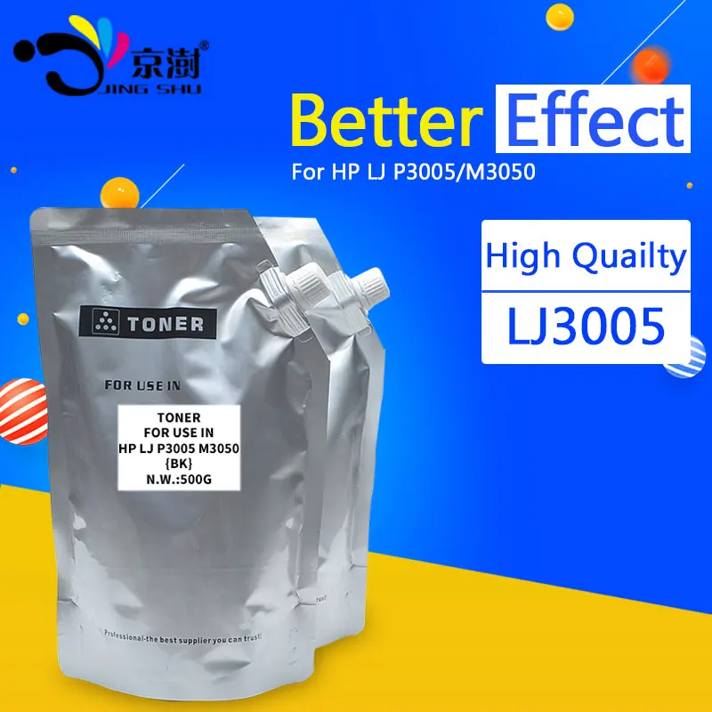 Jingshu 500 г Заправка тонера порошок Q7551A совместимый для HP LaserJet P3005 P3005N P3005X M3027 M3035 M3035XS