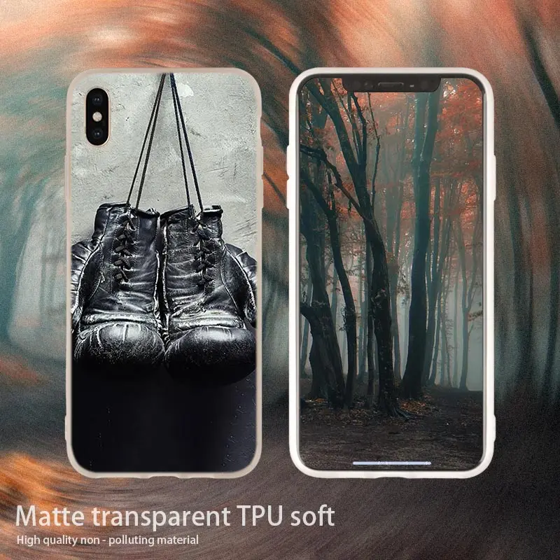 11 soft case Грант Муай Тай бой Бокс Мягкий силиконовый чехол для телефона чехол для iPhone 11 Pro 7 8 Plus XR XS Max 4 5 5S SE 6 6s Funda Etui чехол s - Цвет: 11 soft case