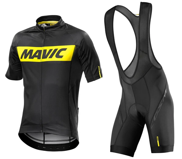 Mavic 2018 Team Men cycling Jersey Short Sleeves Quick Dry Cycling Set Bike Clothing Ropa Ciclismo Biclcle Bib Suits | Спорт и