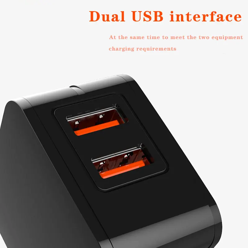 Светодиодный дисплей 2 USB зарядное устройство универсальное USB ЗУ для мобильного телефона быстрое зарядное устройство для iPhone samsung Xiaomi huawei 2.4A