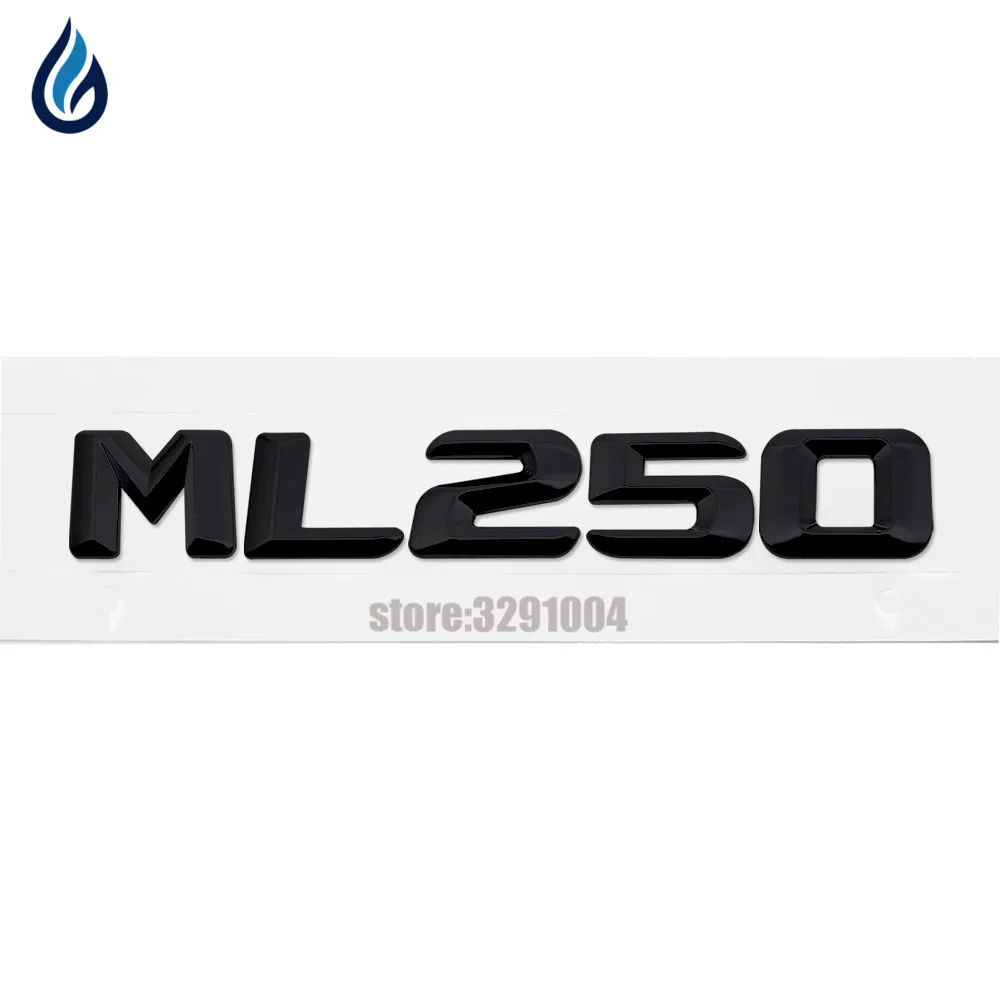 Для Mercedes Benz AMG ML серии ML55 ML63 ML250 Задние знак, символ Наклейка эмблемы Стикеры W163 W164 W166 стайлинга автомобилей