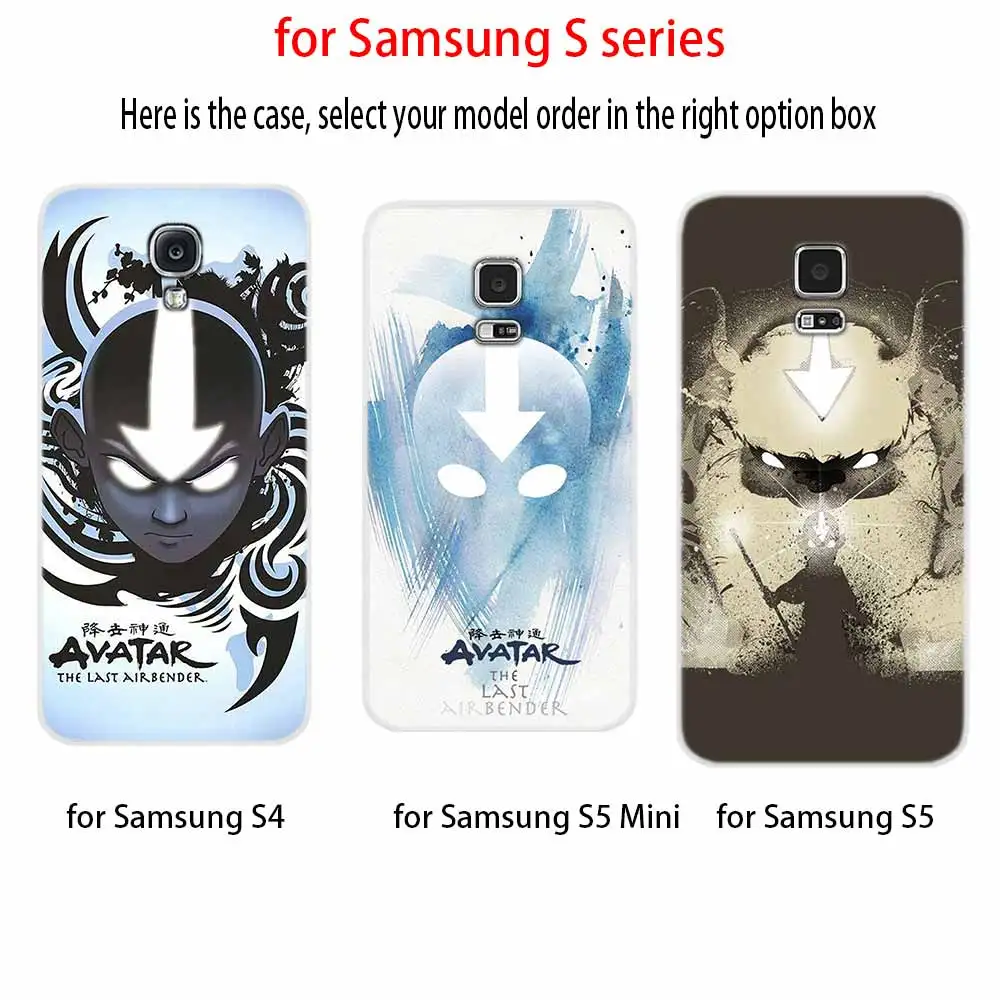 Чехол с рисунком для Samsung Galaxy S8 S9 S10 S20 S21 Plus Lite Ultra Cover S10E S7 Edge Avatar The Last Airbender