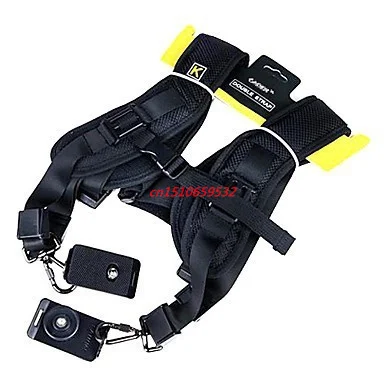 Ремень с двойным плечевым ремнем для камеры SLR DSLR cann 60D 5D2 5D3 5D4 Nikn D810 D800 D610 D600 D500 D3200