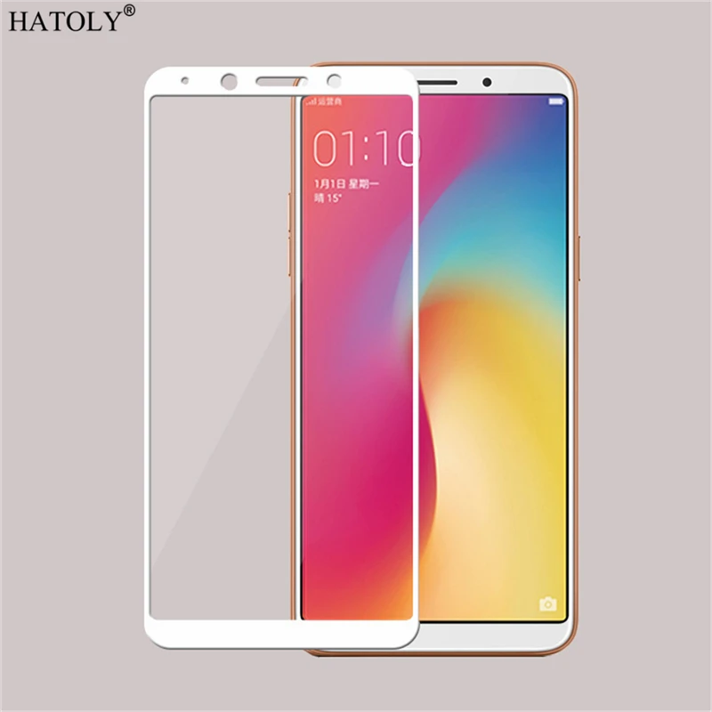 2 шт закаленное стекло для OPPO F5 Защита экрана для OPPO A73 полное покрытие для OPPO F5 Youth CPH1725 3D пленка с закругленными краями HATOLY