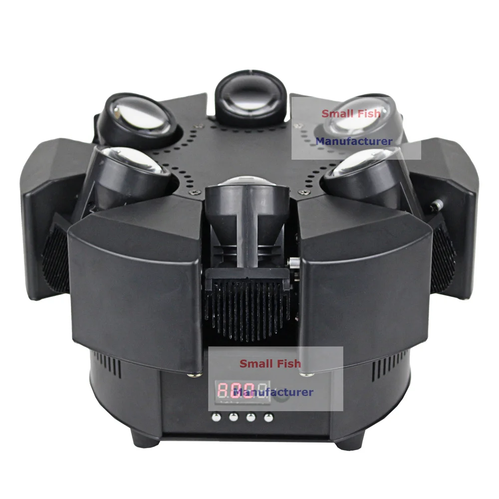 6X10 Вт RGBW 4в1 LED Smart Beam Moving Head Lights DMX512 сценический эффект для мытья света