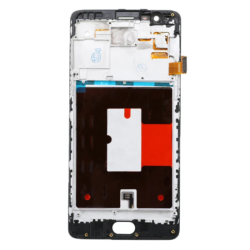 Для OnePlus lcd дисплей кодирующий преобразователь сенсорного экрана в сборе Набор с рамкой Замена для Oneplus 3 3T A3000 A3003 черный белый