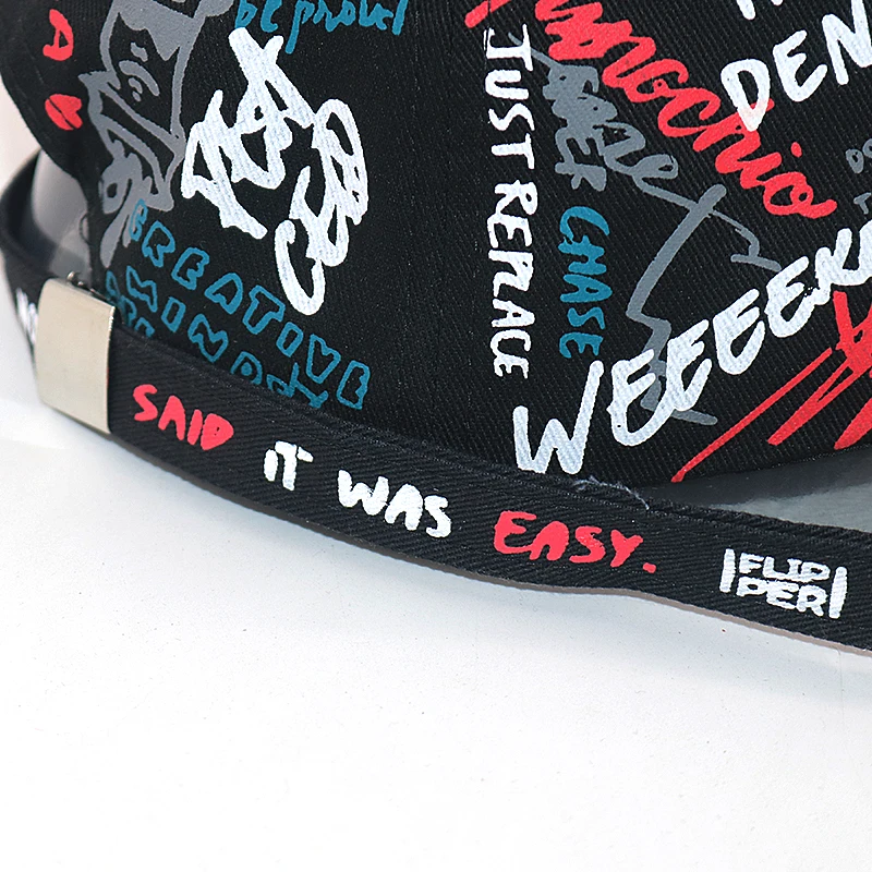 Новая GD бейсболка с граффити 100% хлопок Регулируемая модная кепка KPOP snapback Мужская
