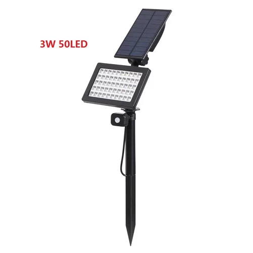 001 4 Вт Солнечный Спайк точечные светильники открытый сад Газон Led 4 шт. Прожекторы+ 1 шт. солнечная панель IP65 Водонепроницаемый лампы Сад Двор - Испускаемый цвет: 001