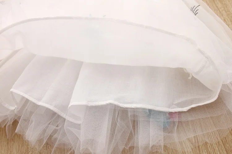 Toddler Kids Baby Girls Clothes Unicorn T-Shirt+Tulle Skirt 2PCS Birthday Outfits Suit Kids Children Summer Clothing Sets