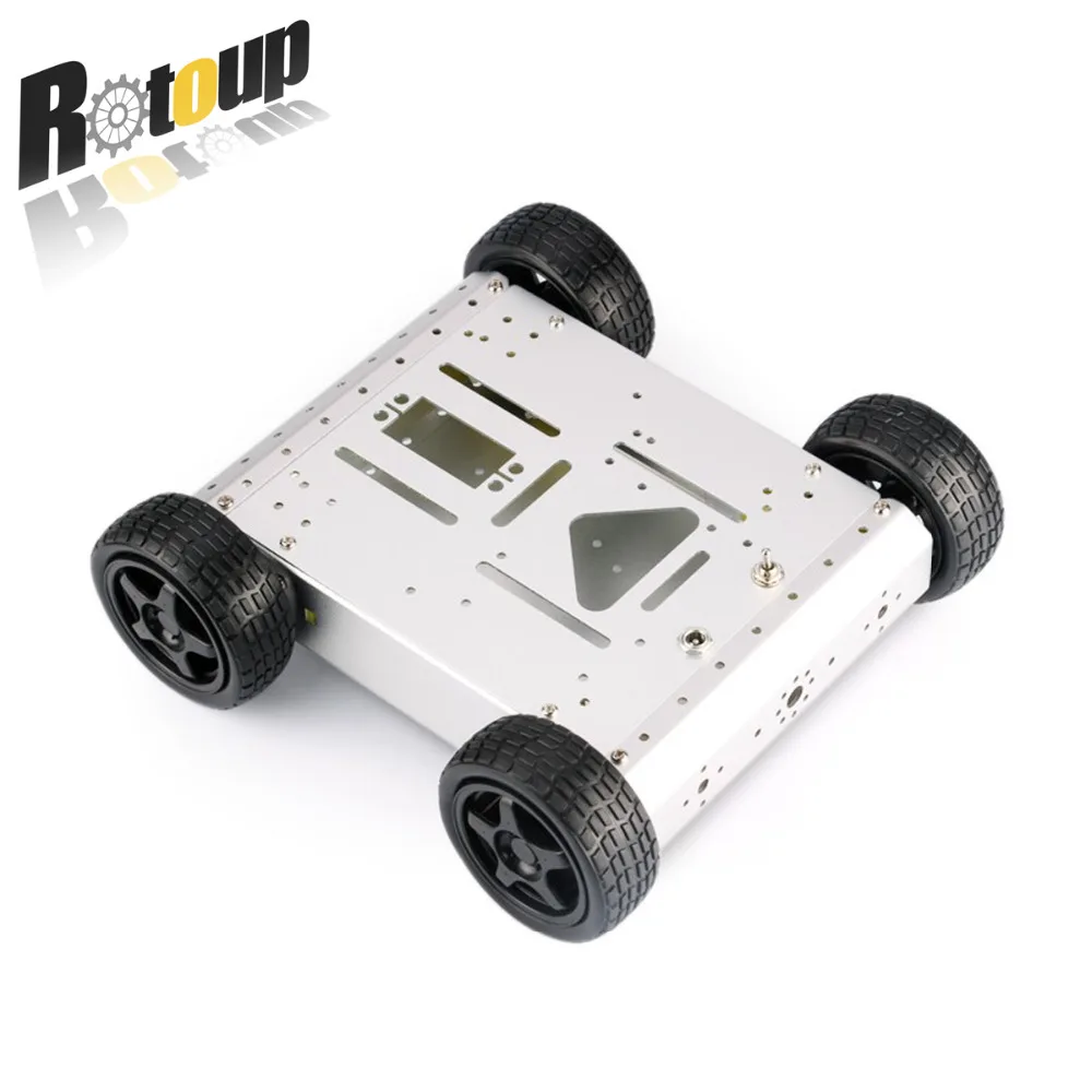 Rotoup умный робот шасси комплект для Arduino 4WD двигатель автомобиля колёса