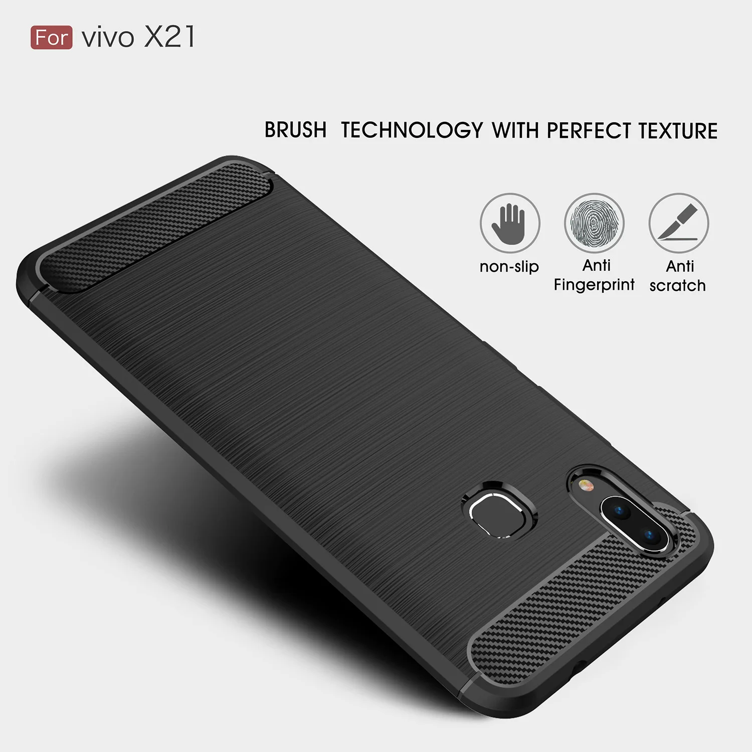 Phone Cover Vivo X21 Case Soft Silicone Rubber for BBK Bag Shell Coque HATOLY |