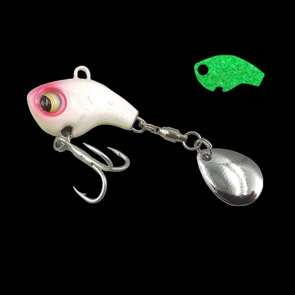 F 6 WALK FISH 1 шт. металлическая мини-Приманка VIB с ложкой для рыбалки 8 г 11 г 15 г 21 г зимние приманки для льда рыболовные снасти, воблер, Вибрационный Спиннер - Цвет: F 6